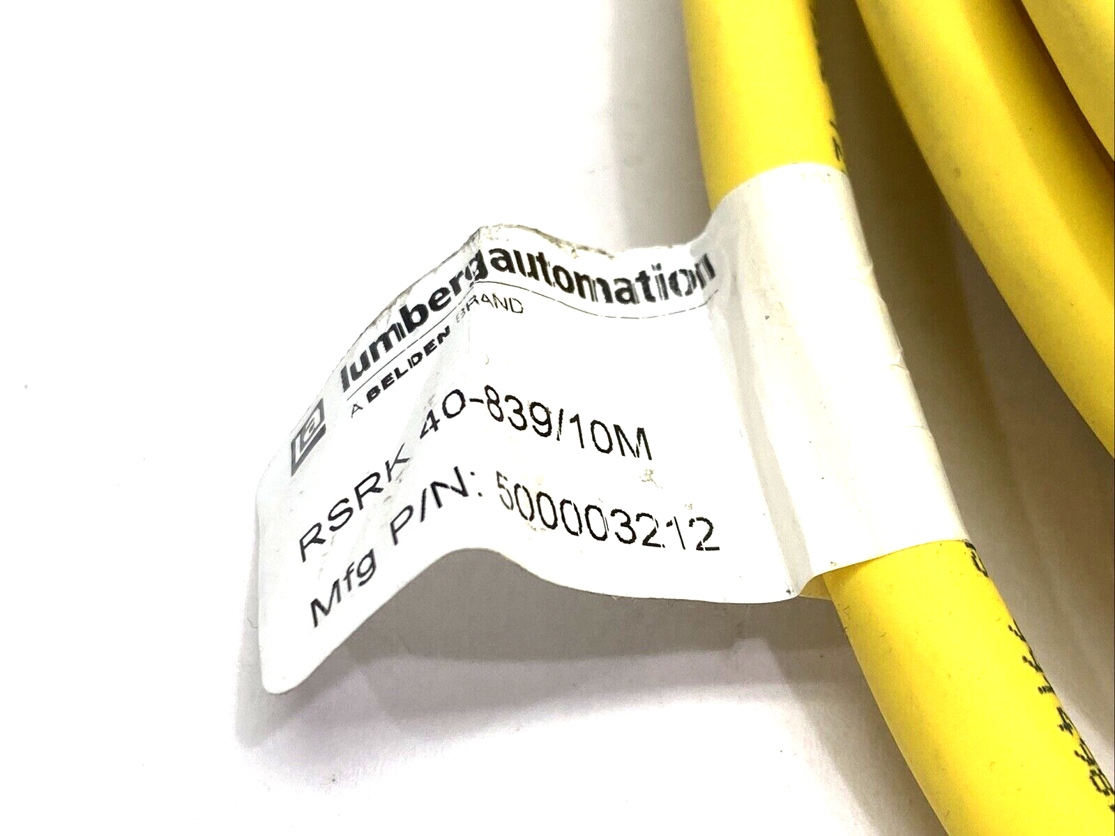 Lumberg Automation RSRK 40-839/10M Cordset 7/8" 4-Pin M-F 10m 500003212 - Maverick Industrial Sales