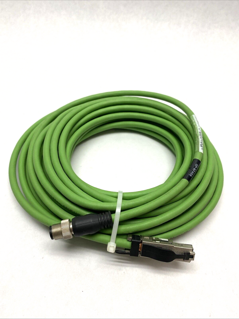 Keyence OP-87459 Ethernet Cable (M12 4-pin/RJ45) NFPA79 Compatible Straight 10M - Maverick Industrial Sales