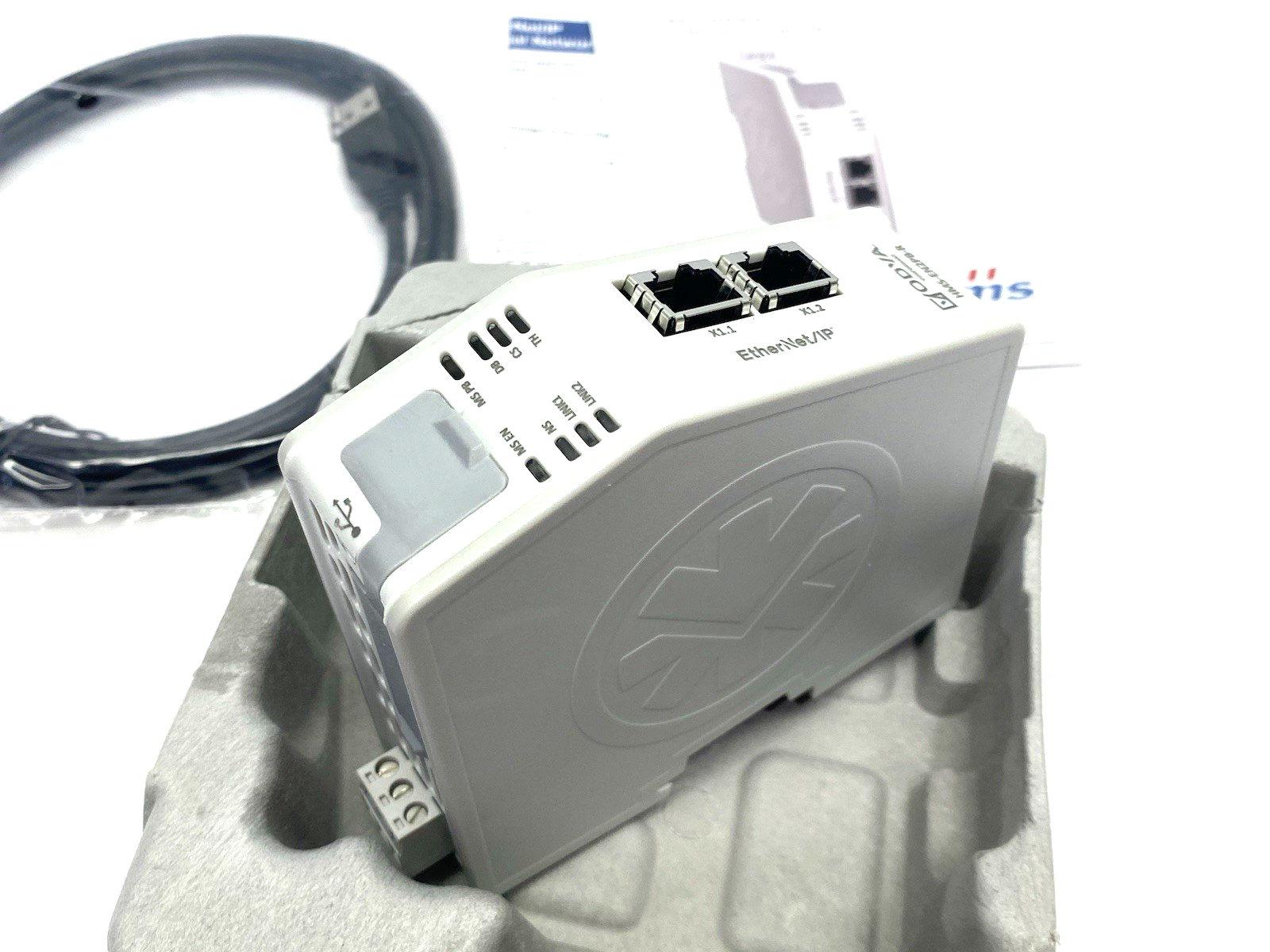 HMS-EN2PB-R | HMS Networks Anybus EtherNet/IP to PROFIBUS Linking Device Kit - New – Open box - Maverick Industrial Sales