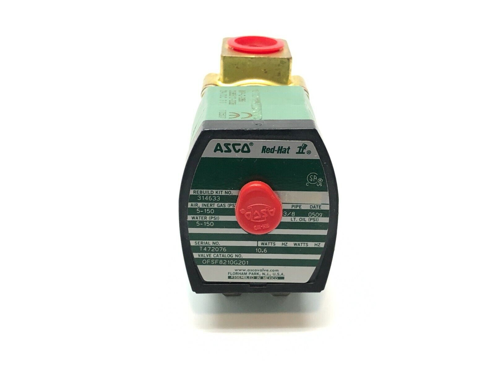 Asco OFSF8210G201 Red Hat II Solenoid Valve - Maverick Industrial Sales