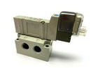 SMC SY3140-5LOU-01T Single Solenoid Valve w/ Base Mount, Pneumatic - Maverick Industrial Sales