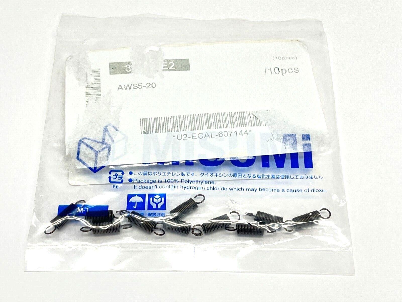 Misumi AWS5-20 Extension Springs LOT OF 10 - Maverick Industrial Sales