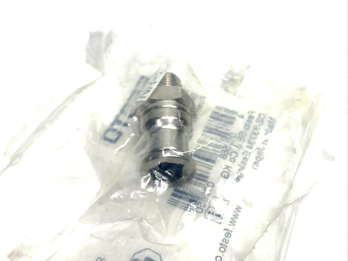 Festo CRQS-1/8-8 Pneumatic Push-In Fitting R 1/8", For 8mm Tube O.D. 162863 - Maverick Industrial Sales