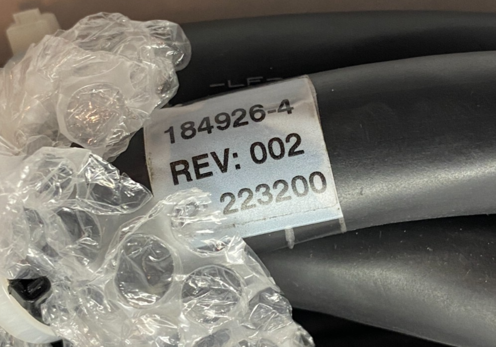 Yaskawa 184926-4 Robot Cable Assembly YRC1000 90-Deg Male to Female - Maverick Industrial Sales
