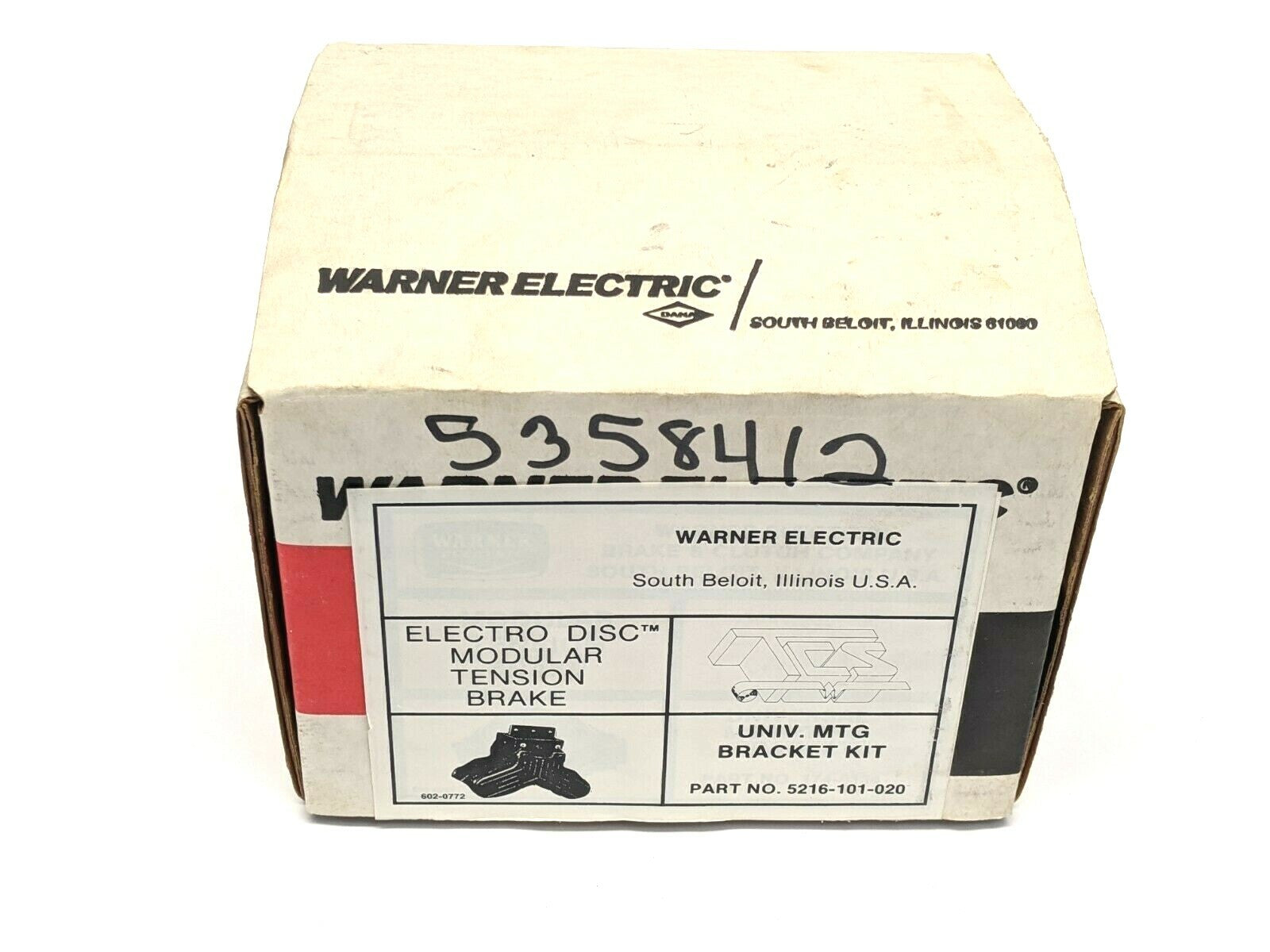 Warner Electric 5216-101-020 Tension Brake Universal Mounting Bracket Kit - Maverick Industrial Sales