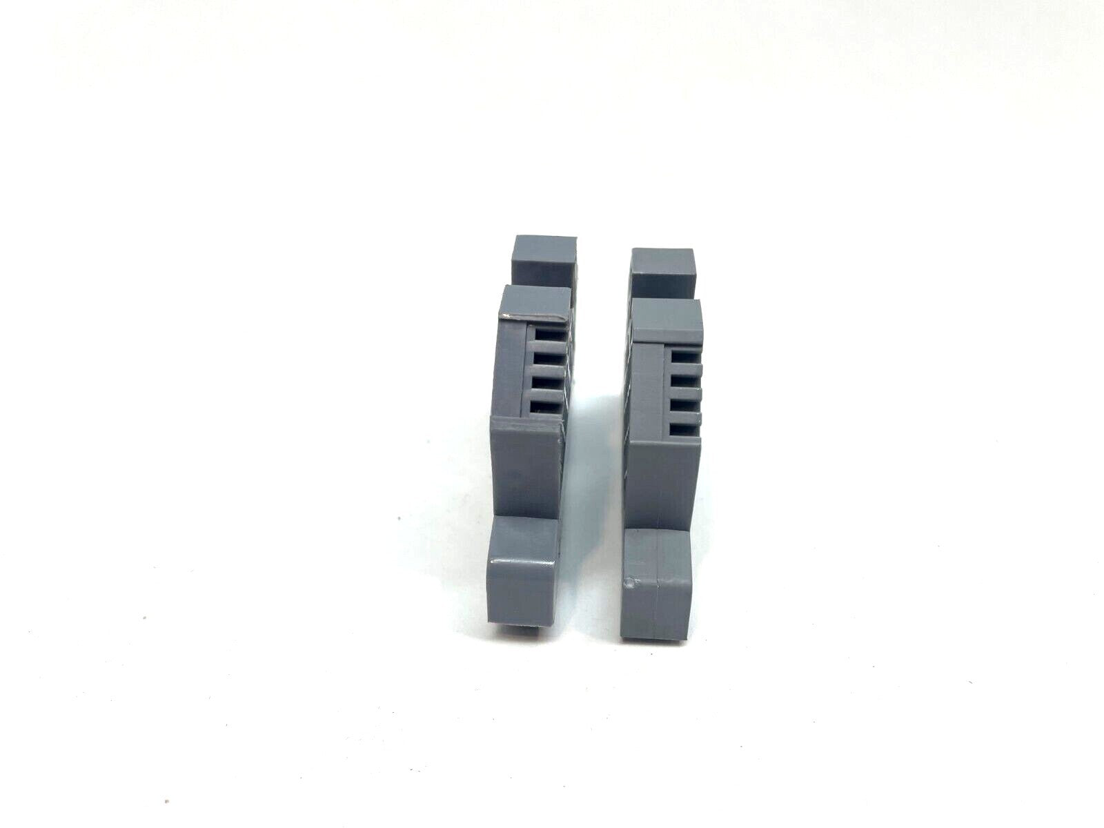 Morsettitalia 43442 Euro Stop End Bracket Clamp 8mm Gray LOT OF 2 - Maverick Industrial Sales