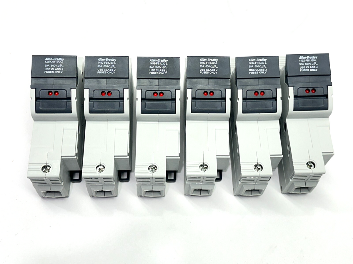 1492-FB1J30-L | Allen Bradley Ser. B Fuse Holder 1-Pole 30A 600V BOX OF 6 - New – Open box - Maverick Industrial Sales