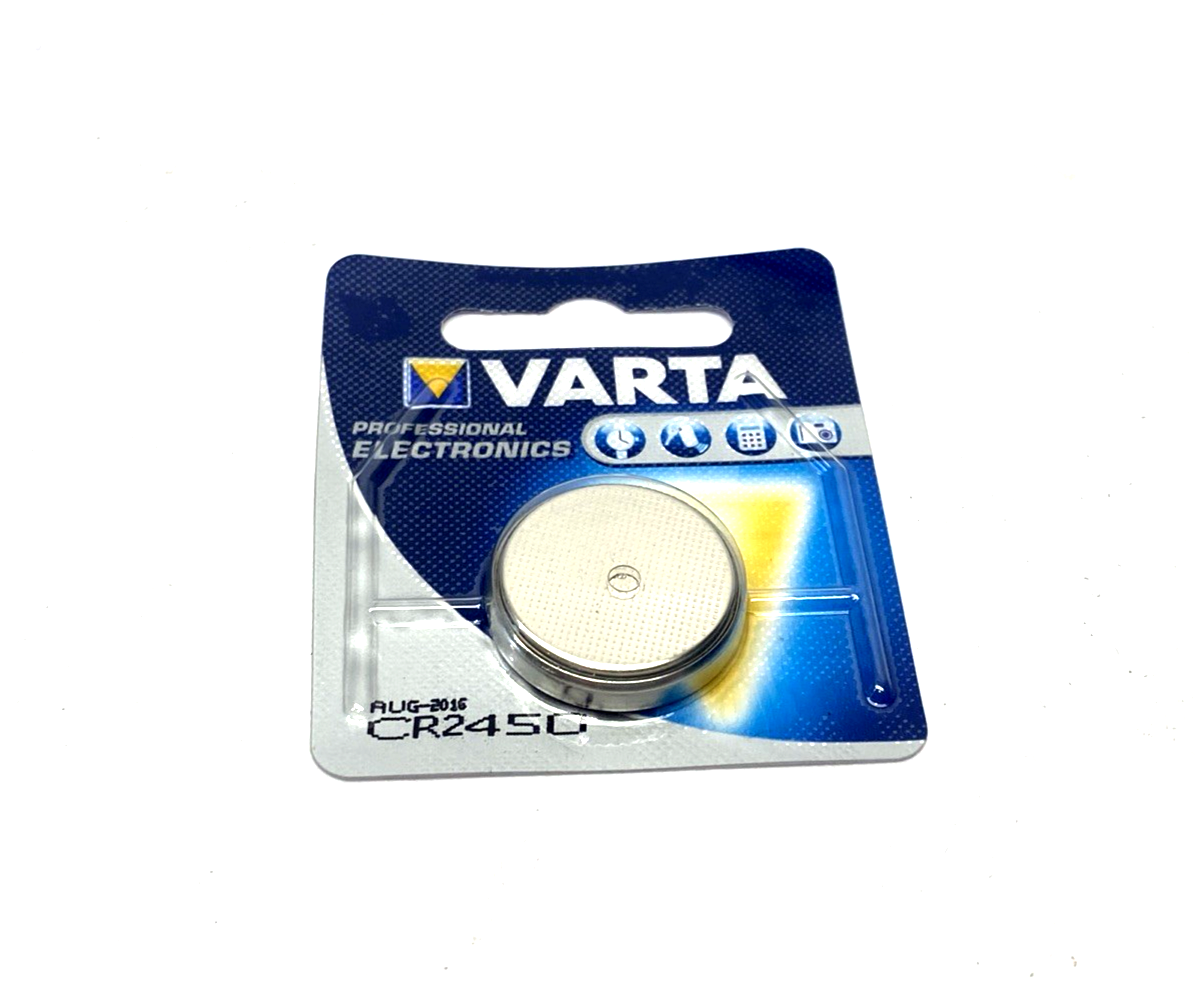 CR2450 | Varta 3V Lithium Coin Cell Battery 24.5mm x 5mm 6450101401 10-PACK - New – Open box - Maverick Industrial Sales