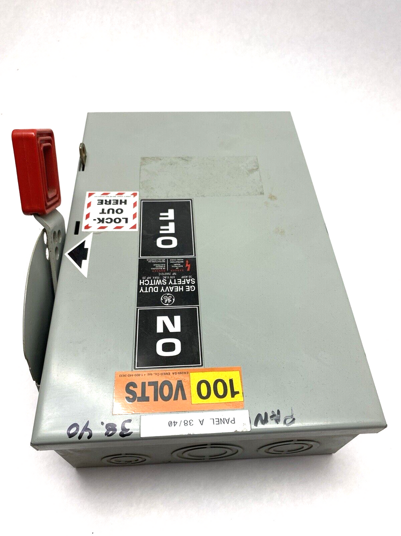 GE NP 266212-C Heavy Duty Safety Switch 30A TH3361 - Maverick Industrial Sales