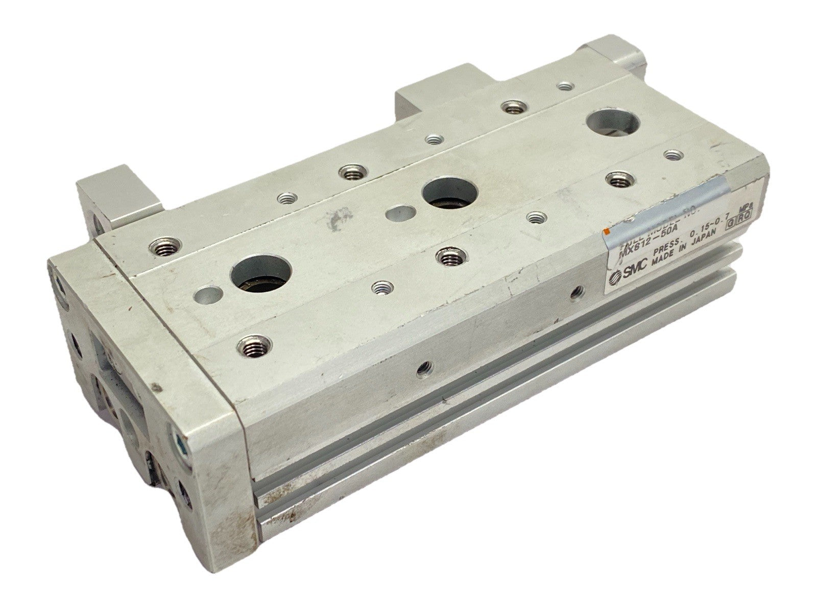 SMC MXS12-50A Pneumatic Guided Cylinder Slide Table 12mm Bore 50mm Stroke - Maverick Industrial Sales
