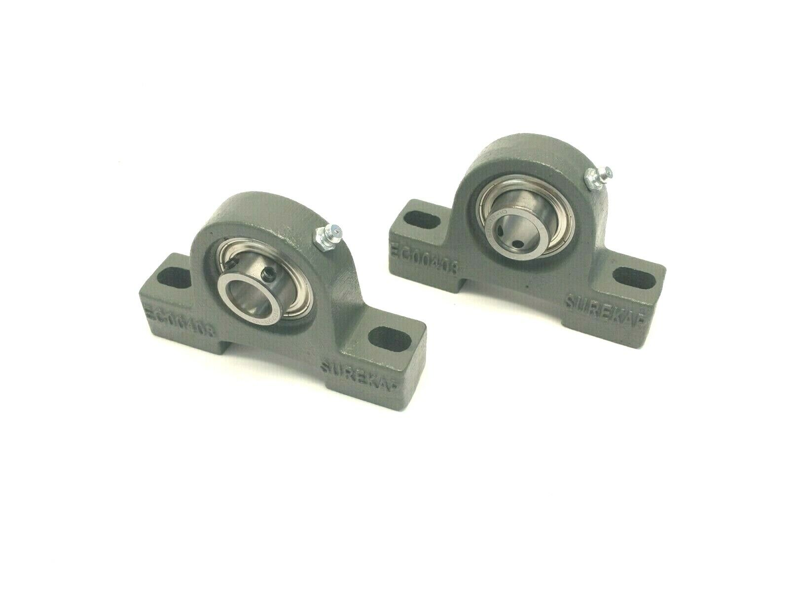PTI SureKap EC00403 Premium 1" Pillow Block 5/8" Bore SB202-10 Bearing BOX OF 2 - Maverick Industrial Sales