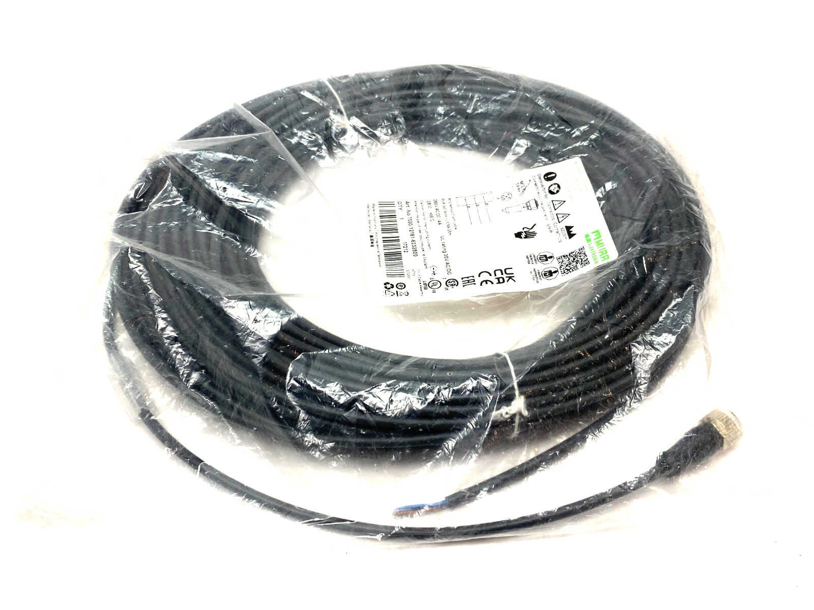 Murrelektronik 7000-12181-6232500 Single Ended M12 female 0° A-cod. Cordset - Maverick Industrial Sales