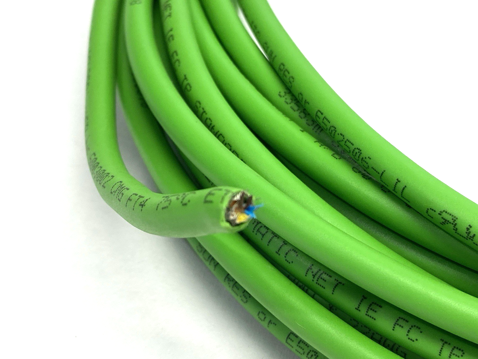 Siemens AXV18402AH10 Industrial Ethernet FC TP Trailing Cable CUT TO 30' - Maverick Industrial Sales