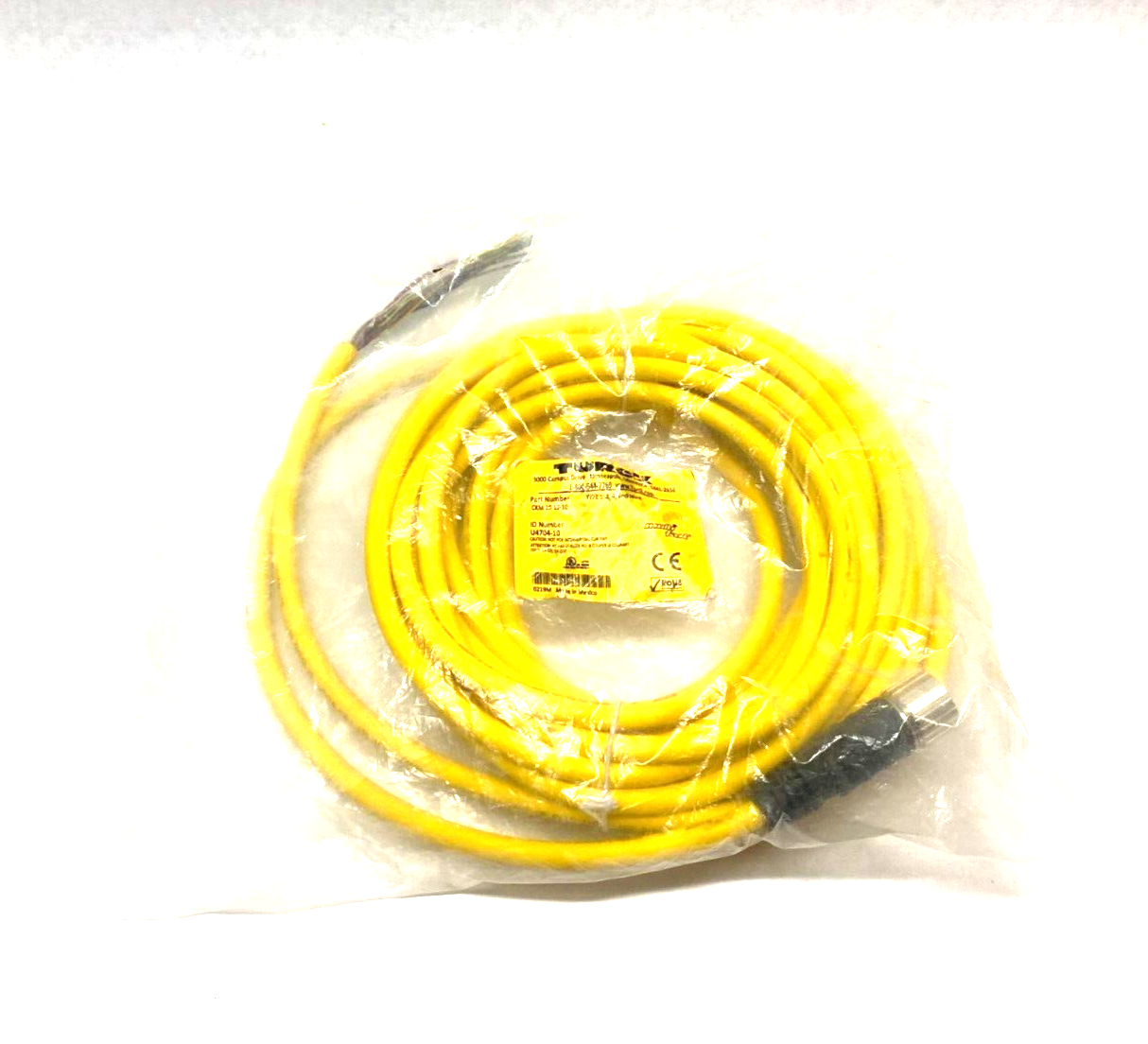 Turck CKM 19-10-10 Multifast Single Ended Cordset M23 Female to Pigtail U4704-10 - Maverick Industrial Sales