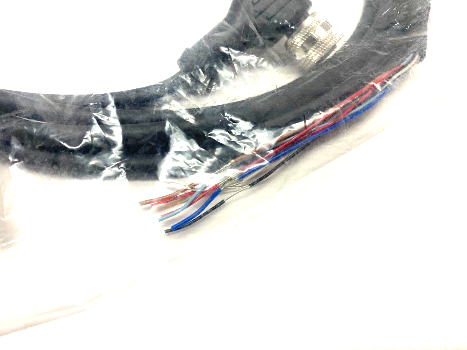 Keyence GS-P8L3 Single Ended Connection Cable M12 L-Shaped Connector - Maverick Industrial Sales