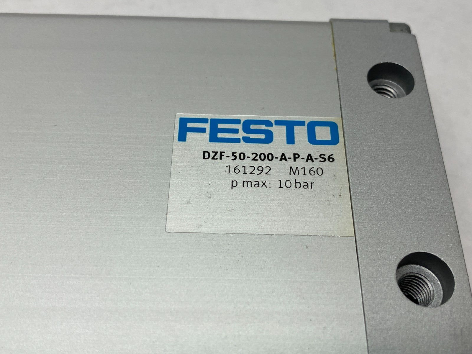 Festo DZF-50-200-A-P-A-S6 Flat-Body Pneumatic Cylinder 200mm Stroke 161301 - Maverick Industrial Sales