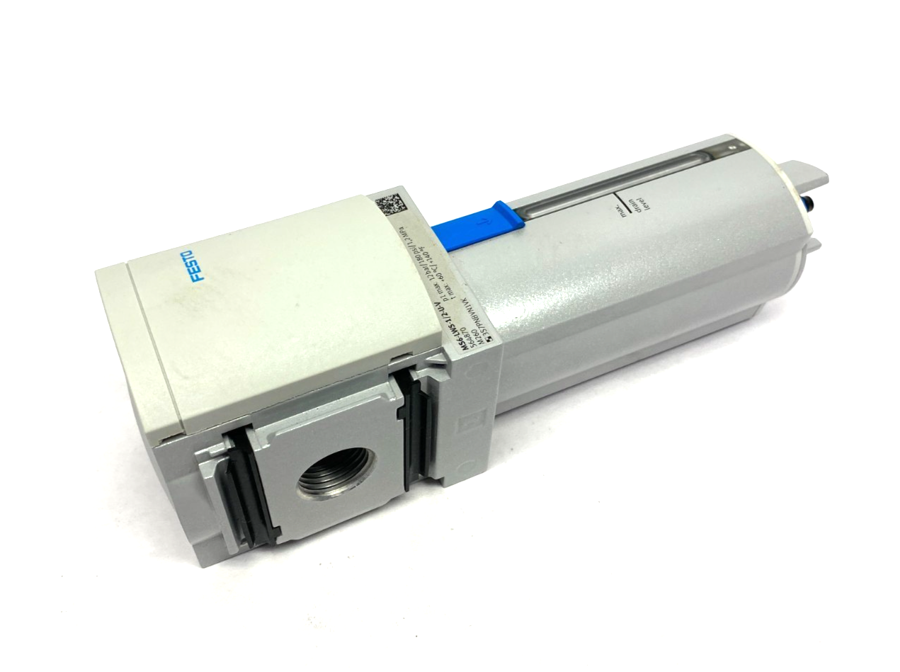 Festo MS6-LWS-1/2-U-V Water Trap 2-12bar G1/2 Ports 564870 - Maverick Industrial Sales