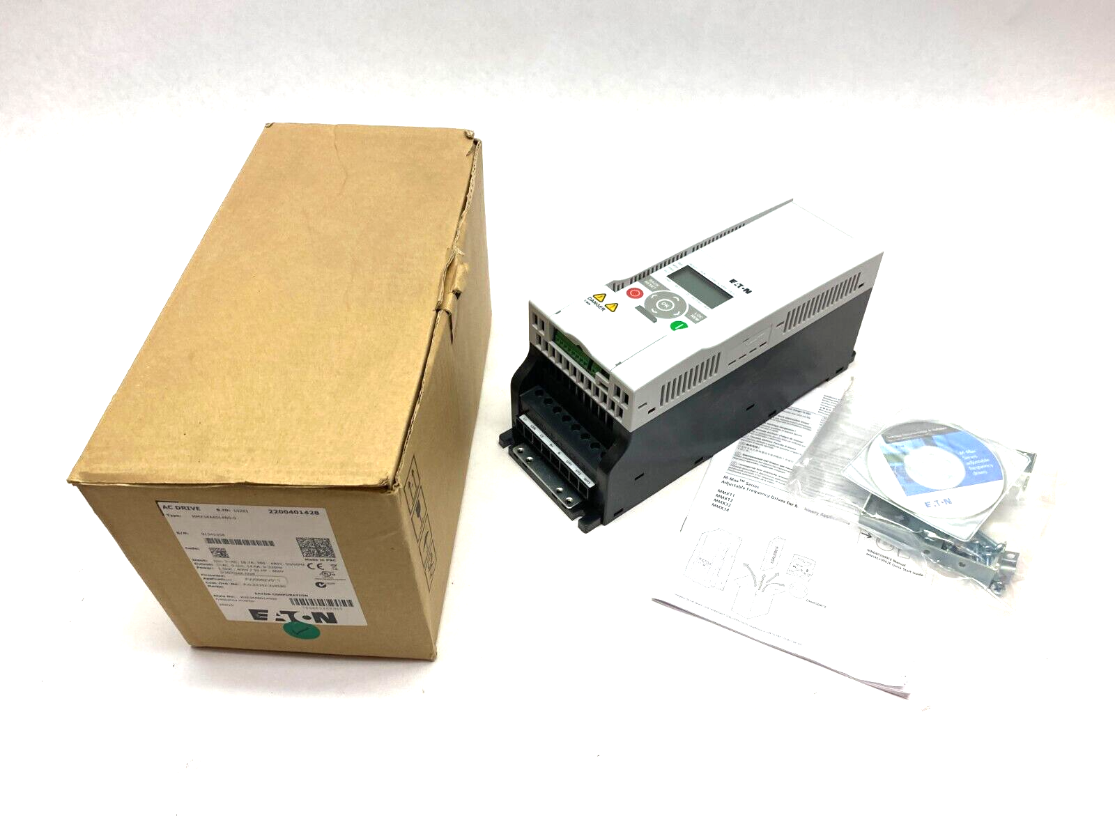 Eaton MMX34AA014N0-0 M-Max Sensorless Vector Adjustable Frequency Drive - Maverick Industrial Sales