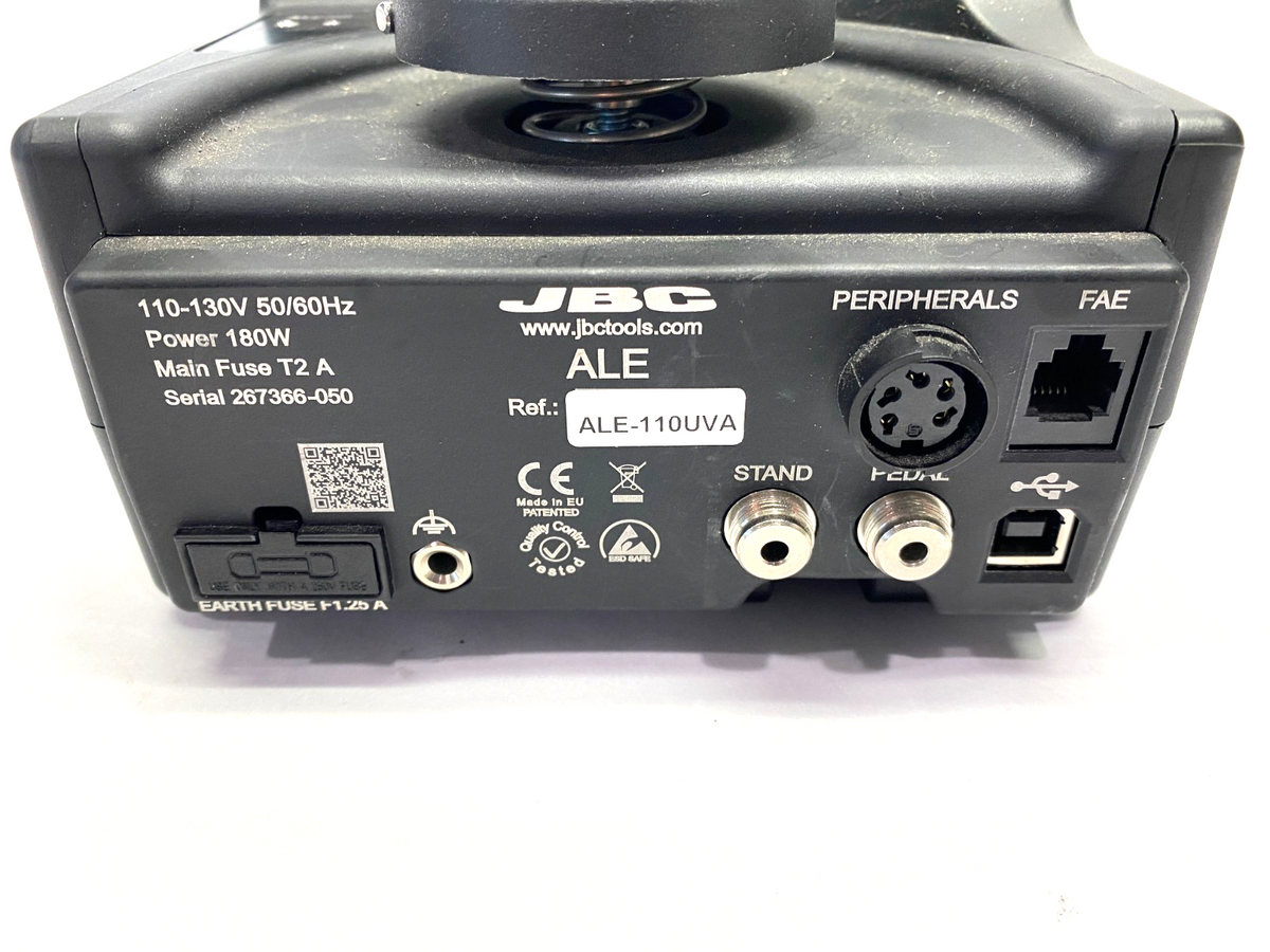 JBC ALE-110UVA Auto Feed Soldering Station 110-130V 180W 50/60Hz TURNS ON - Maverick Industrial Sales