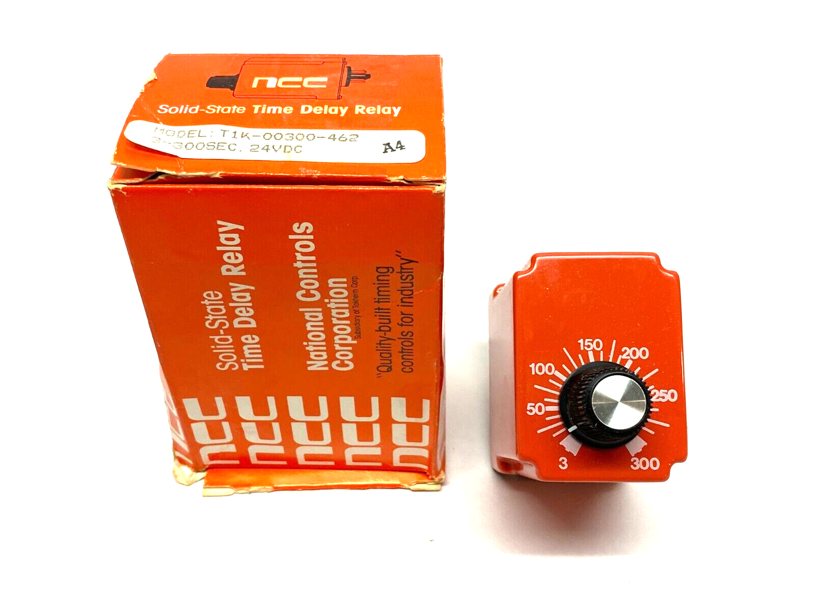 NCC National Controls Corp T1K-00300-462 Solid-State Time Delay Relay 3-300sec - Maverick Industrial Sales