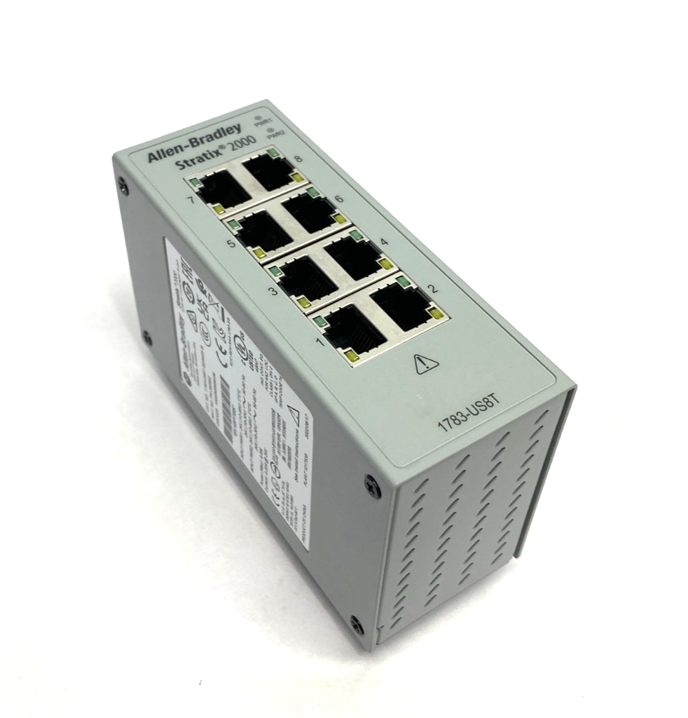 1783-US8T | Allen Bradley Ser. B Stratix 2000 Unmanaged Ethernet Switch 8-Port - New – Open box - Maverick Industrial Sales