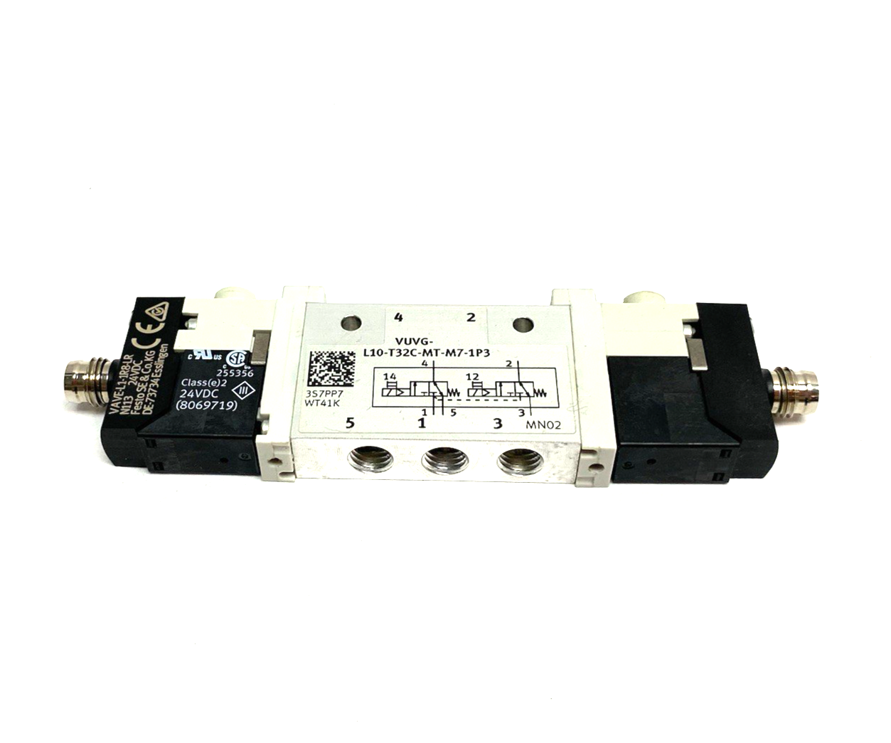 VUVG-L10-T32C-MT-M7-1P3 | Festo Solenoid Valve 2x3/2-way, Monostable 574356 - Used - Maverick Industrial Sales