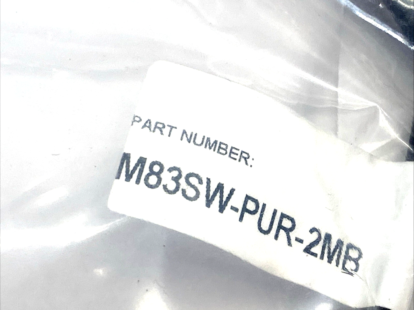 M83SW-PUR-2MB | Adsens Tech Cordset M8 3-Pin Male 2m - New - Maverick Industrial Sales