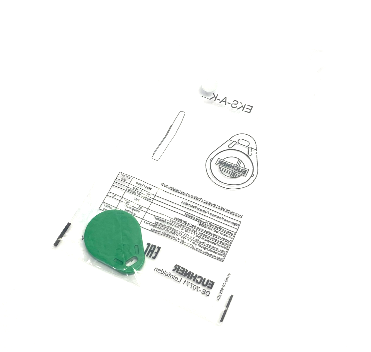 Euchner EKS-A-K1GNWT32-EU Electronic Key Read/Write 094839 - Maverick Industrial Sales