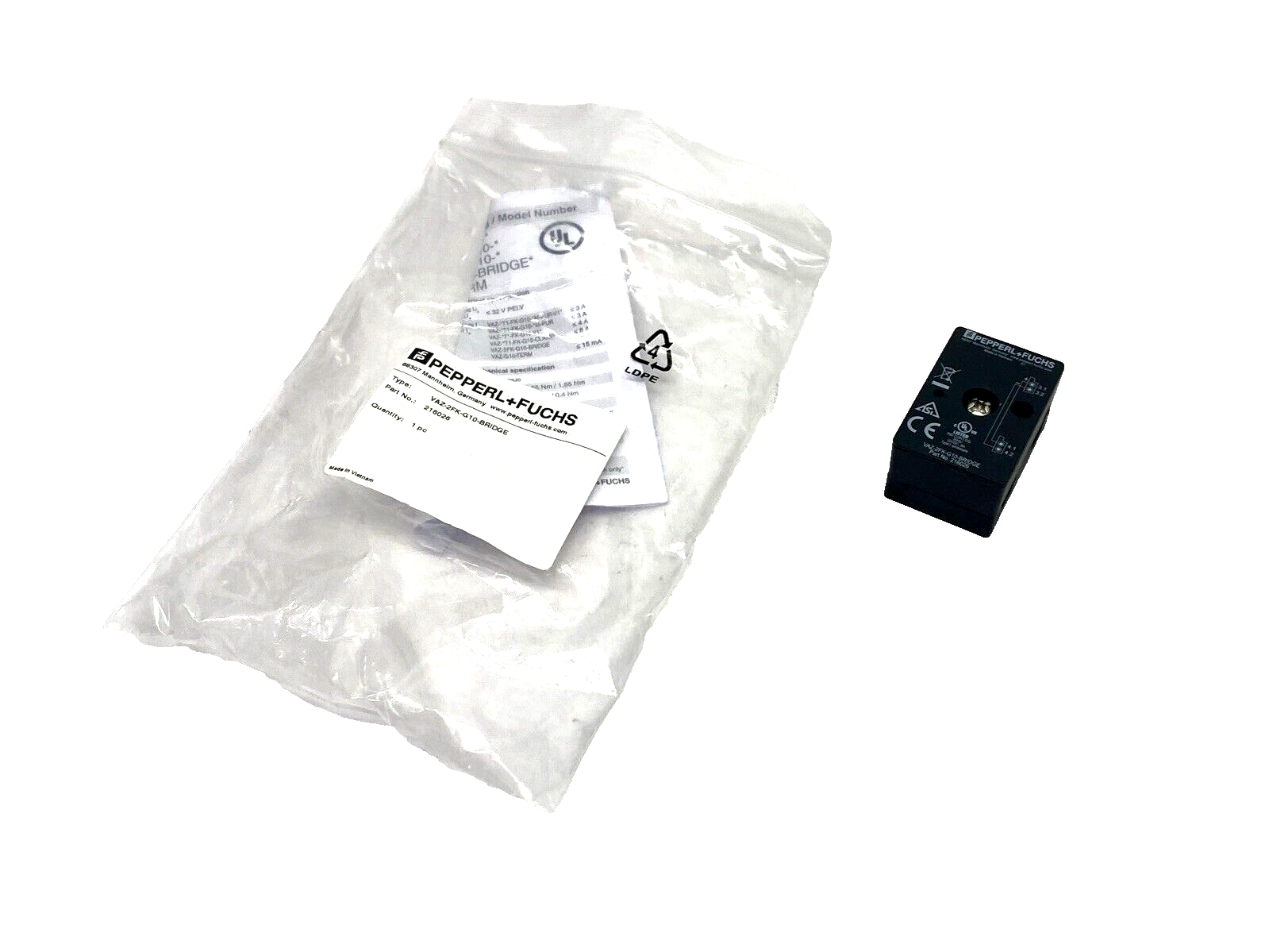 Peperl+Fuchs VAZ-2FK-G10-BRIDGE AS-Interface Splitter Box 216026 - Maverick Industrial Sales