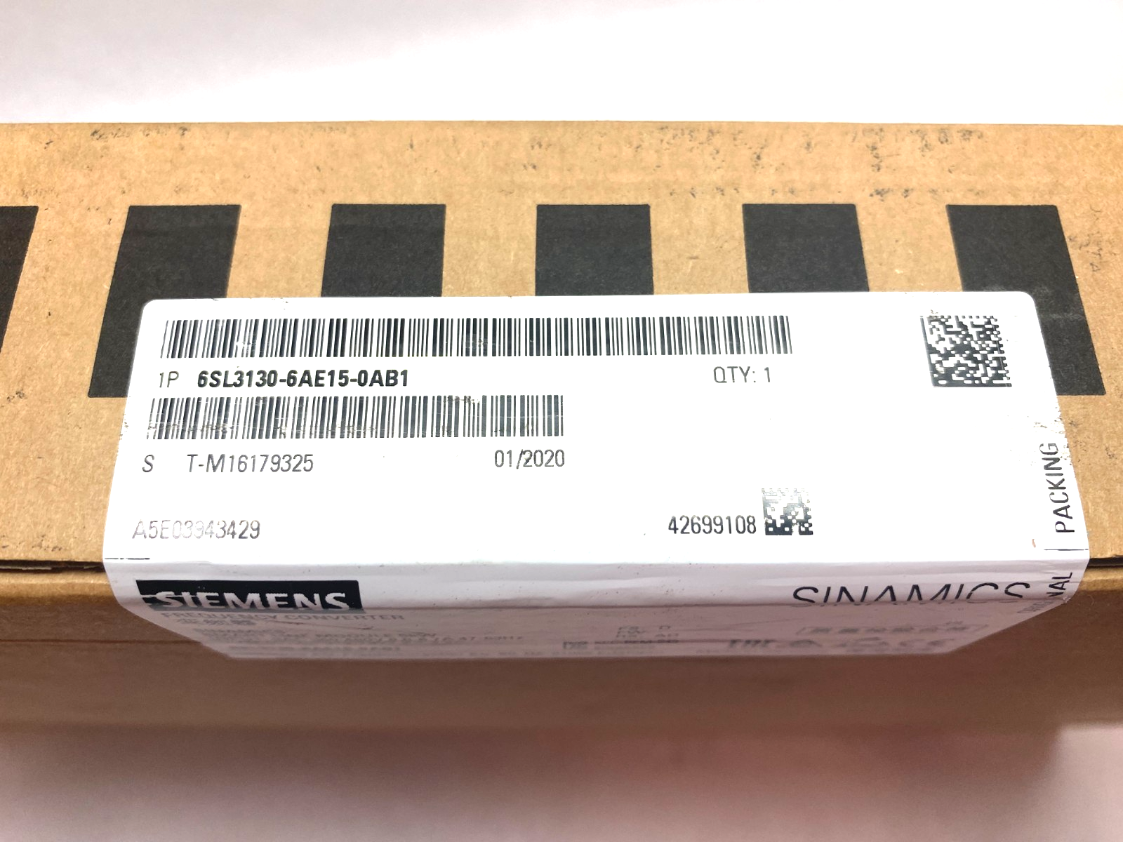 Siemens 6SL3130-6AE15-0AB1 SINAMICS S120 Smart Line Frequency Converter - Maverick Industrial Sales