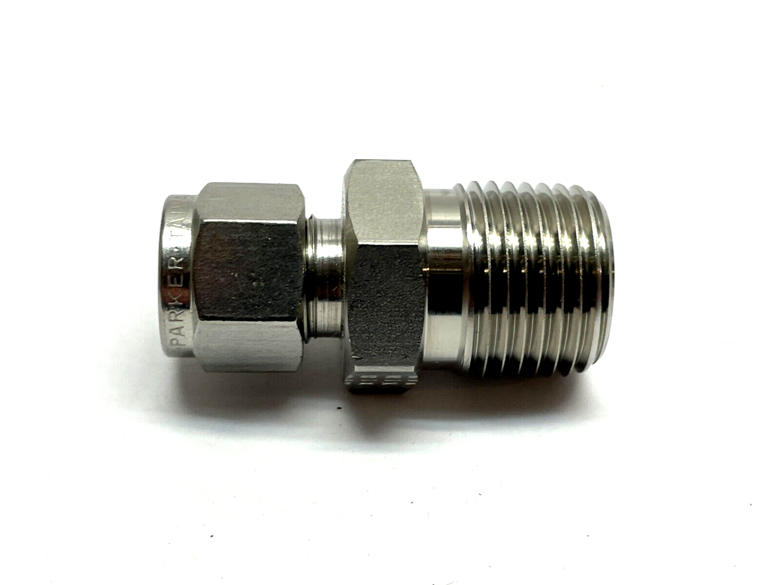 Parker 1805 10 22 Compression Fitting 1/2" NPT 10mm Tube OD - Maverick Industrial Sales