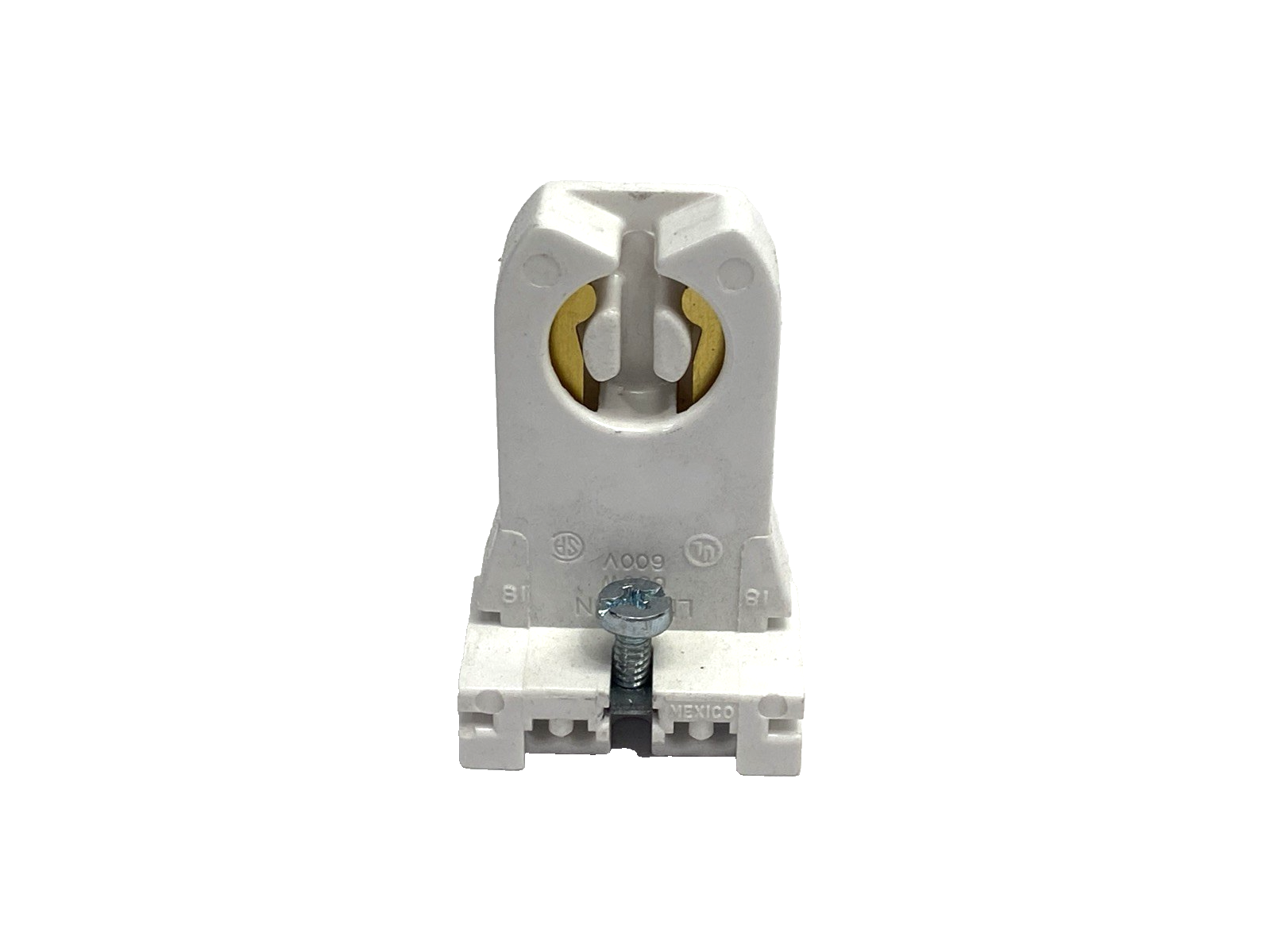 13357-NX | Leviton 13357 Medium Base, Bi-Pin, Lampholder, Turn Type, 660W 600V 6PK - New – Open box - Maverick Industrial Sales