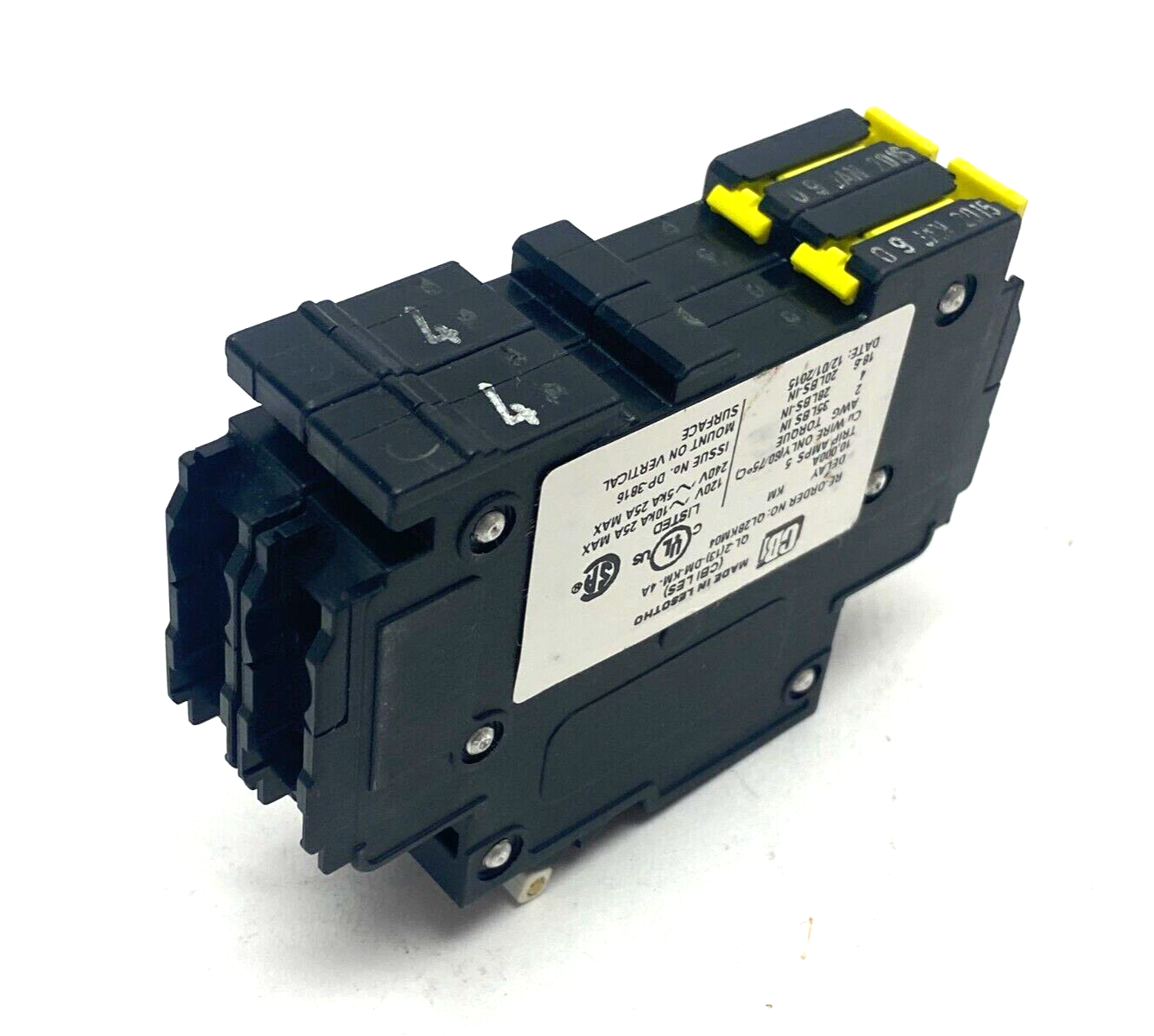 CBI QL28KM04 Circuit Breaker 2-Pole 4A QL-2(13)-DM-KM-4A - Maverick Industrial Sales