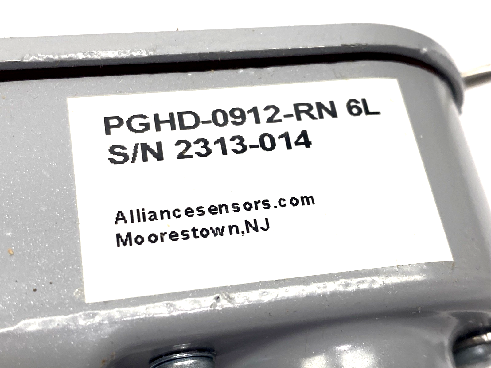 Alliance Sensors PGHD-0912-RN 6L LVDT Position Sensor - Maverick Industrial Sales
