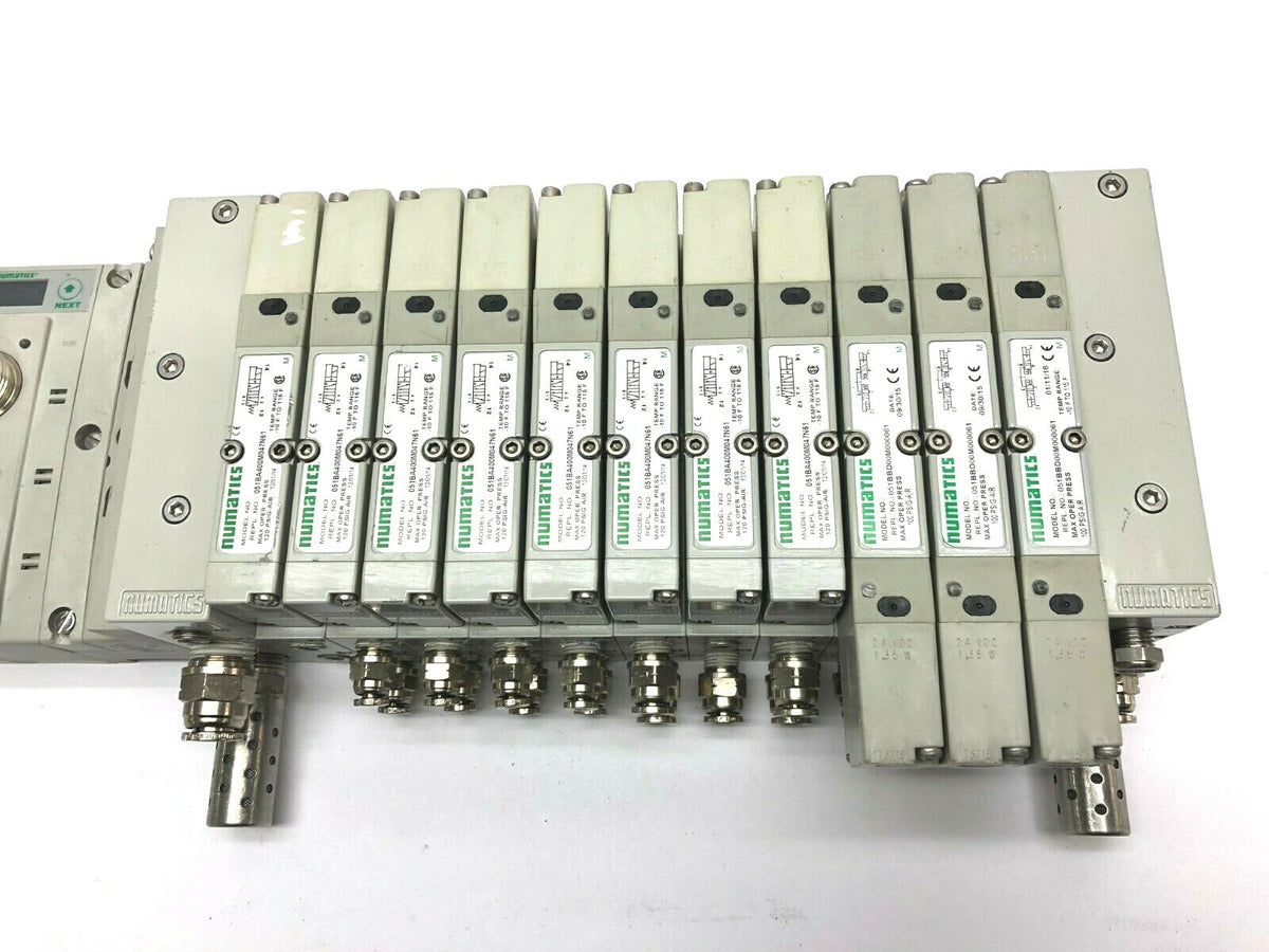 240 | Numatics -210, -291, 219-828 Manifold Block / Valve Assembly - Used - Maverick Industrial Sales