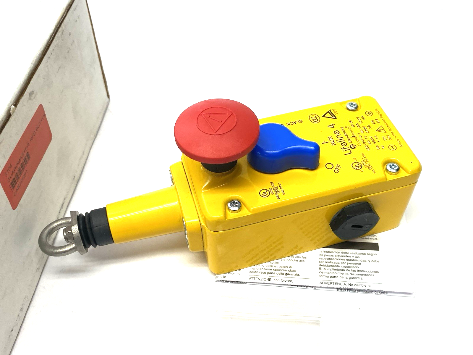 Allen Bradley 440E-L13042 Ser. E Guardmaster Lifeline 4 Cable Pull Switch - Maverick Industrial Sales