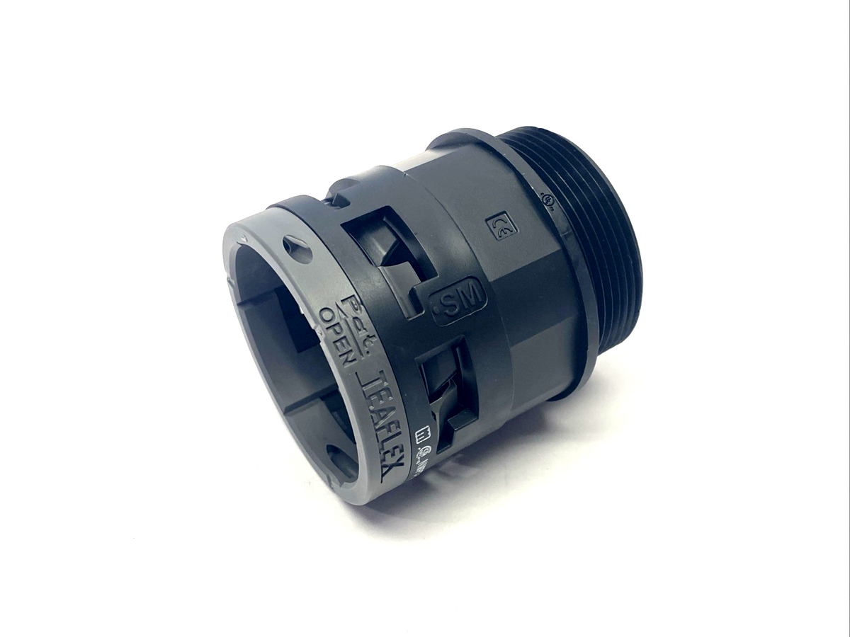 QO000-0002, NMPT-C48-1-1/2" | Teaflex NMPT-C 48-1-1/2" SM Polyamide Straight Male Fitting 2" NPT QO000-0002 - New – Open box - Maverick Industrial Sales