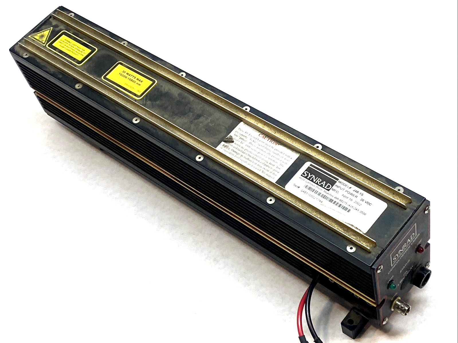 Synrad J48‑1S CO2 Laser 30VDC RF 10W Marking Engraving Module - Maverick Industrial Sales