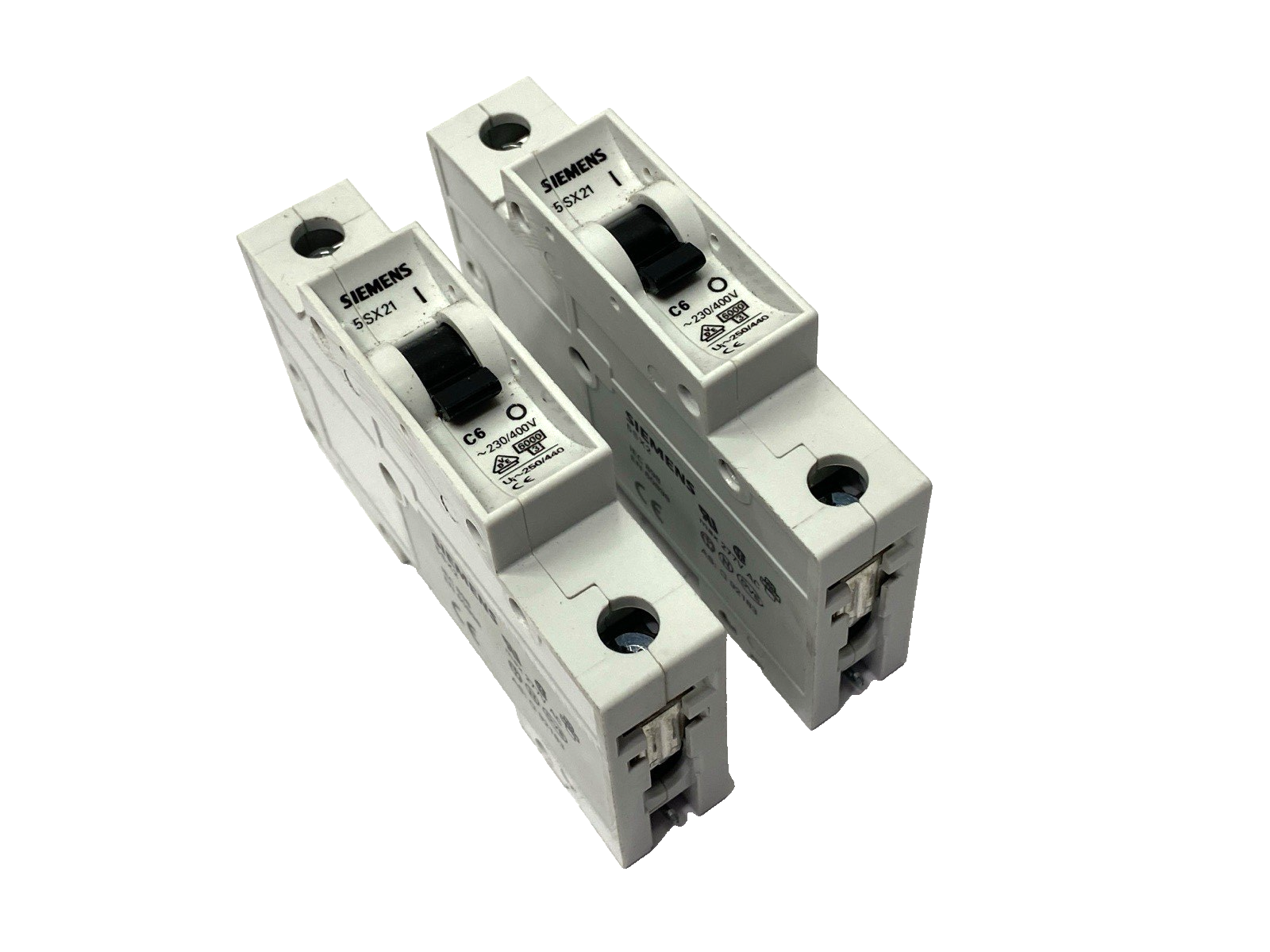 5SX21-C6 | Siemens Miniature Circuit Breaker 277VAC LOT OF 2 - Used - Maverick Industrial Sales