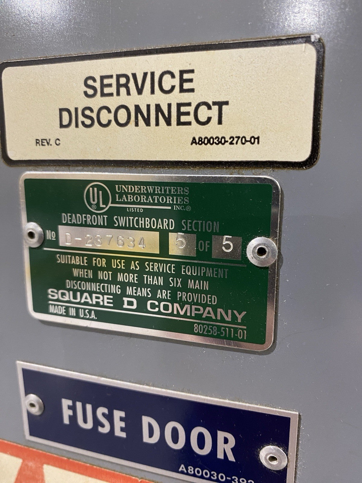 Square D QED 2 4000A Power Deadfront Switchboard SLB 3413-ST -See Description - Maverick Industrial Sales