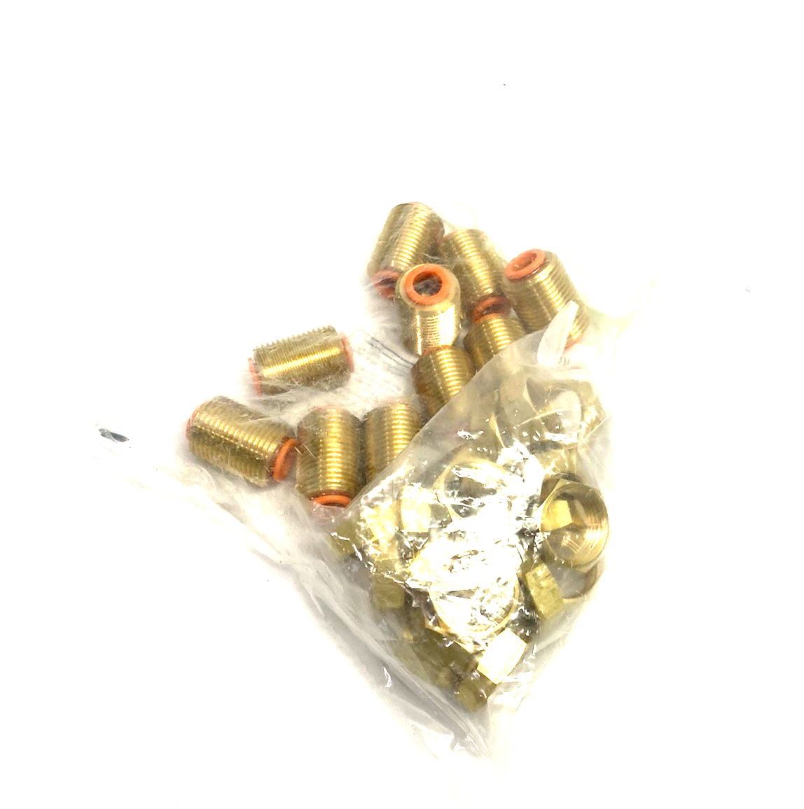 KQ2E11-00A | SMC Brass Bulkhead Union Fitting 3/8" OD Tube PKG OF 10 - New - Maverick Industrial Sales