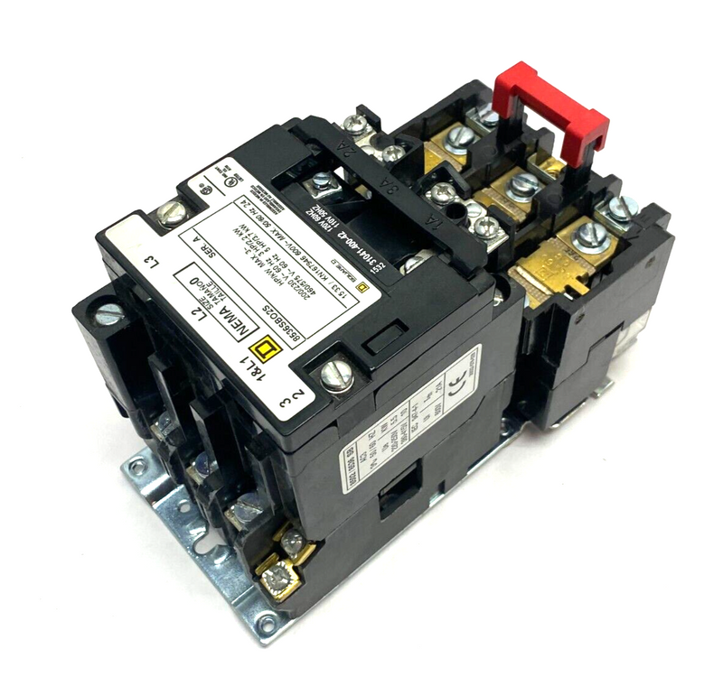 Square D 8536SBO2S Ser A Non-Reversing Motor Starter Size 0 600V 50/60Hz - Maverick Industrial Sales