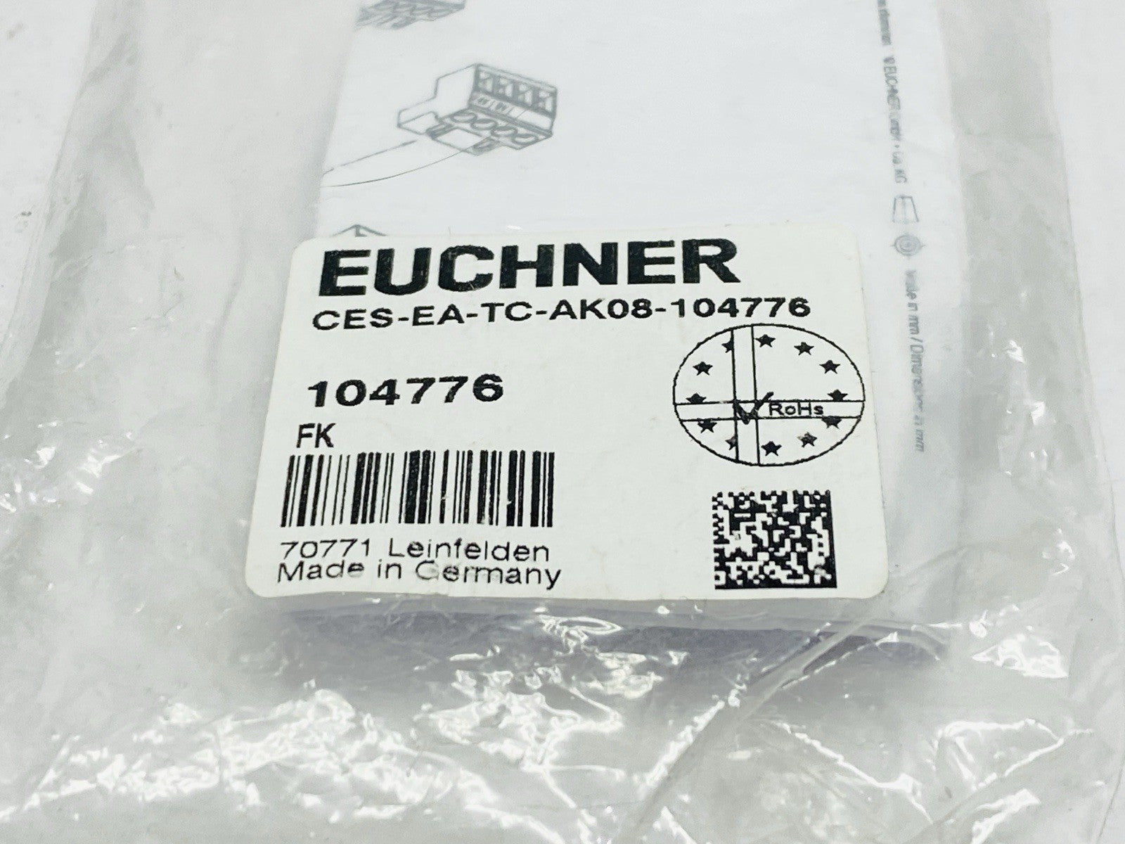 Euchner CES-EA-TC-AK08-104776 Plug In Screw Terminal Connector LOT OF 8 - Maverick Industrial Sales
