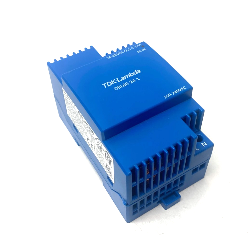 TDK-Lambda DRL60-24-1 Power Supply Module, Rail Mounted - Maverick Industrial Sales