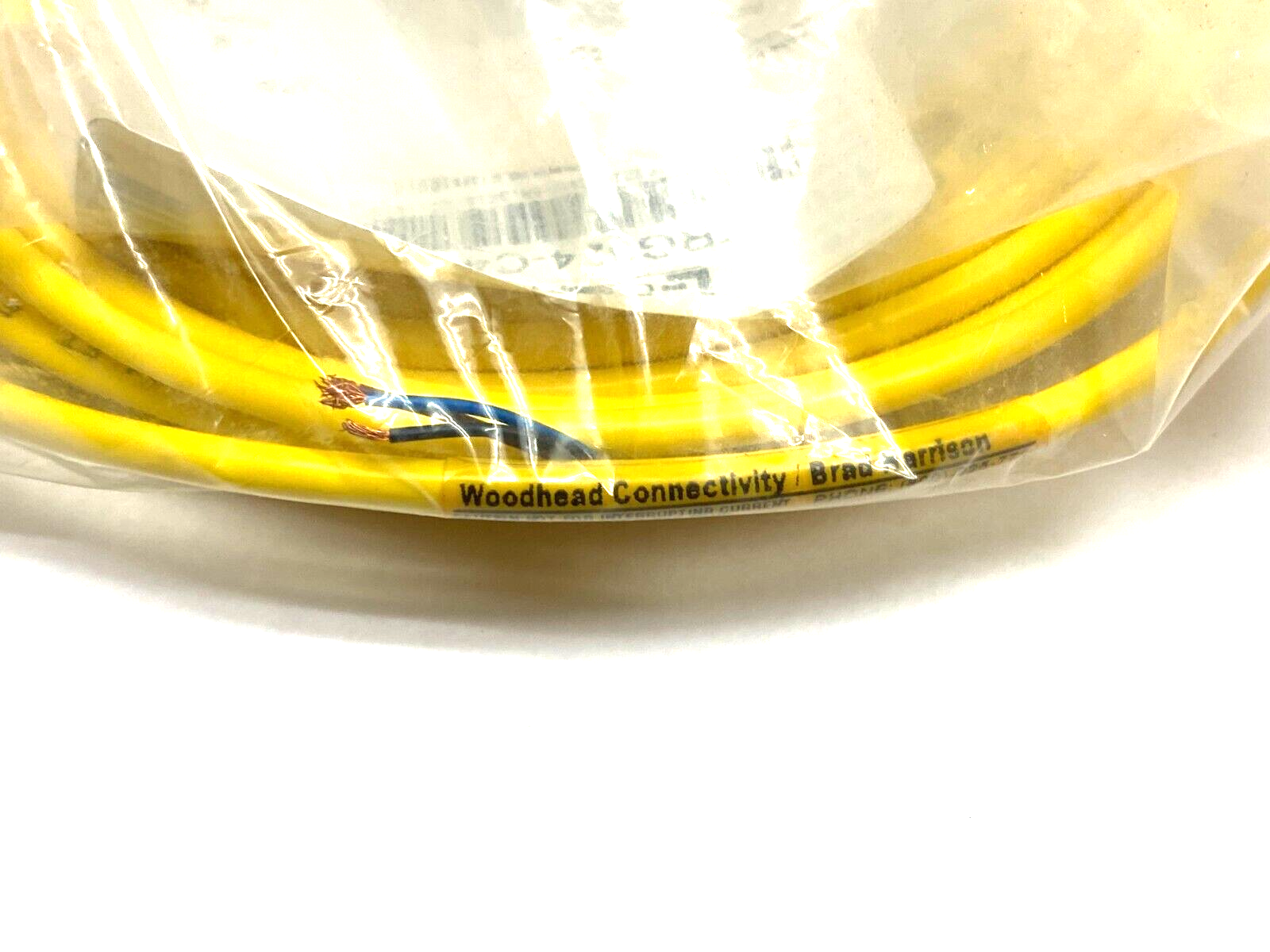 L-Com Woodhead TRG324-C4Y-5M Brad® Nano-Change® M8 Cable 3-Pos M to Pigtail IP68 - Maverick Industrial Sales