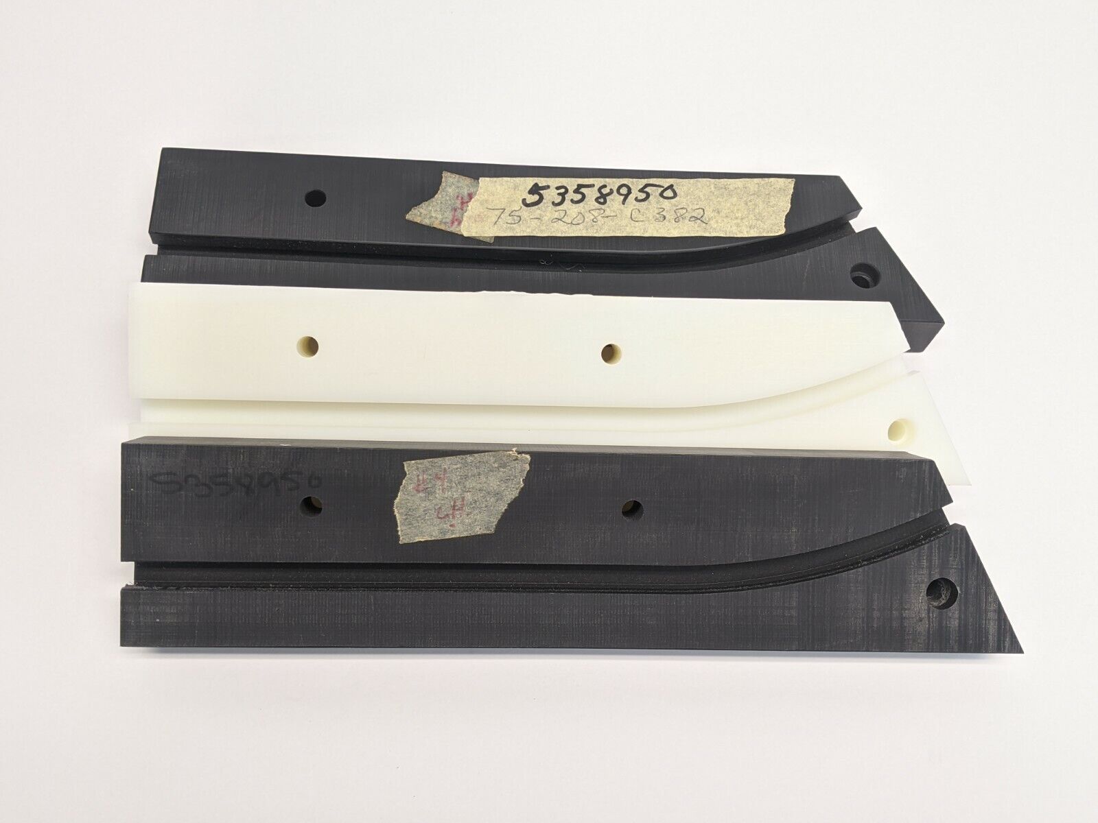 75-208C382 Milled Track Wearstrip 11-3/8" x 1" x 2-1/2" D208C018, 3 PIECE SET - Maverick Industrial Sales