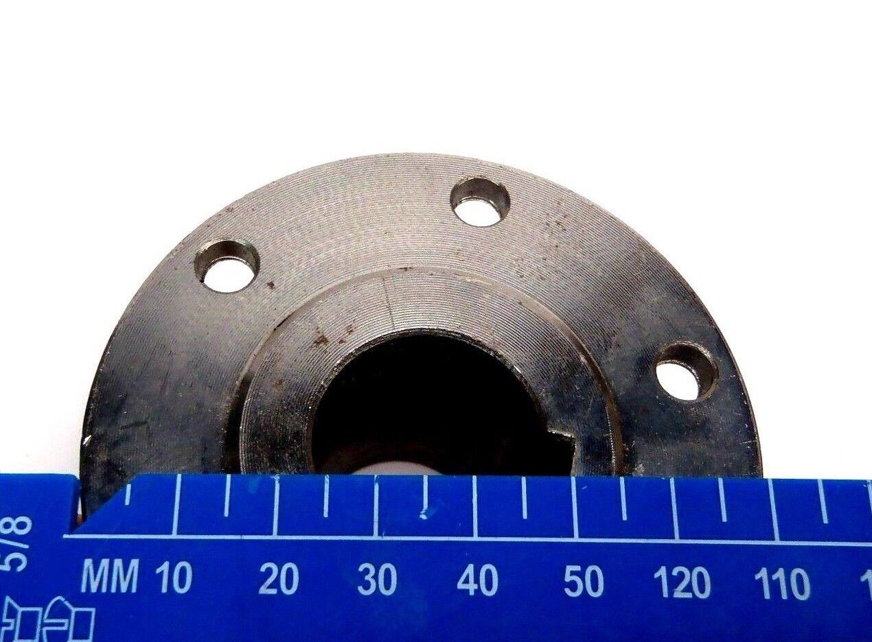 SD Corp 0.107.240 Flange w/ Key DIN 6885/1 75 x 25mm 6 Bolt - Maverick Industrial Sales