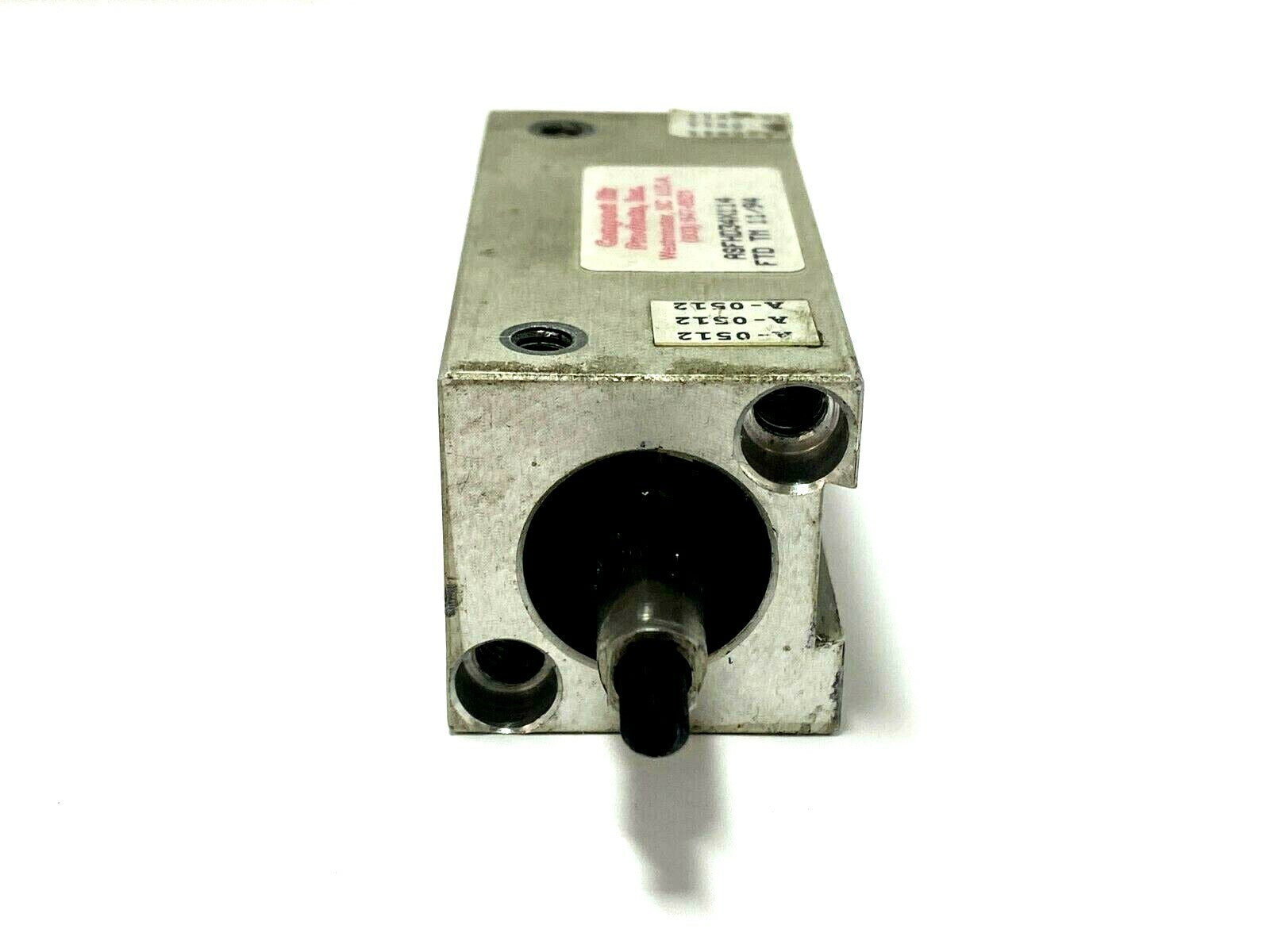 Compact ASFHD34X114 FTD TM Cylinder 3/4" Bore 1-1/4" Stroke w/ Through Mounts - Maverick Industrial Sales