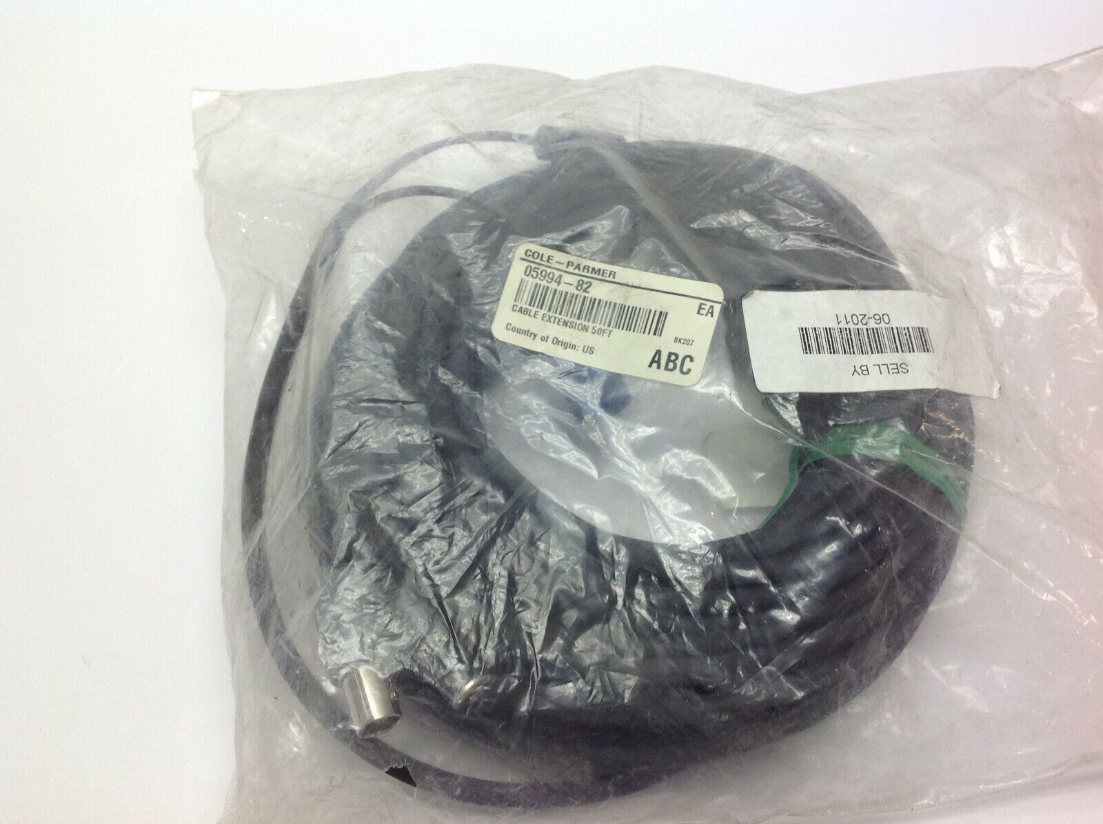 Cole Parmer 05994-82 Extension Cable 50’ Feet - Maverick Industrial Sales