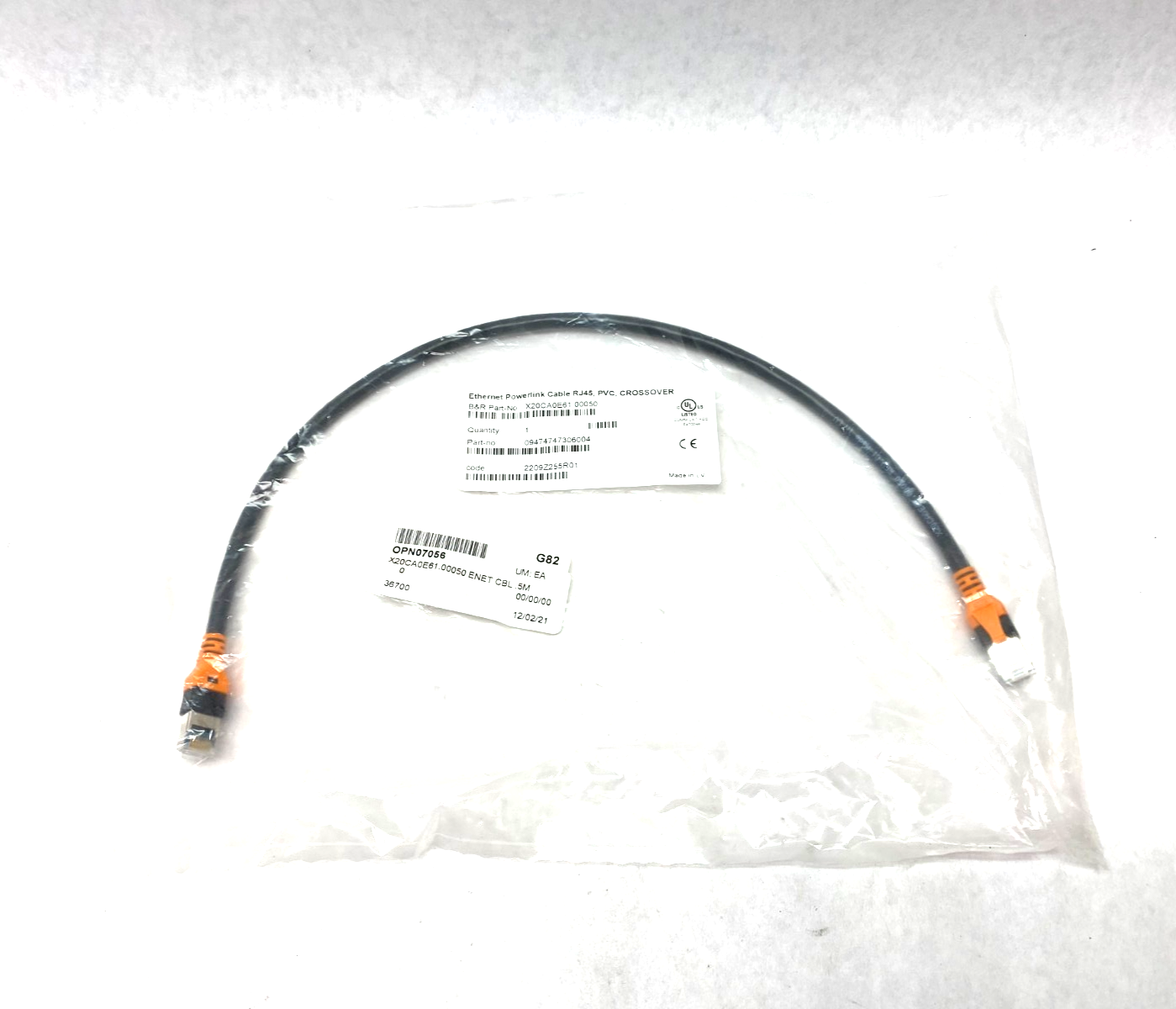 X20CA0E61.00050 | B&R Automation Ethernet POWERLINK Cable Crossover 2x RJ45 - New - Maverick Industrial Sales